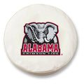 White Vinyl Fitted Car Tire Cover I613