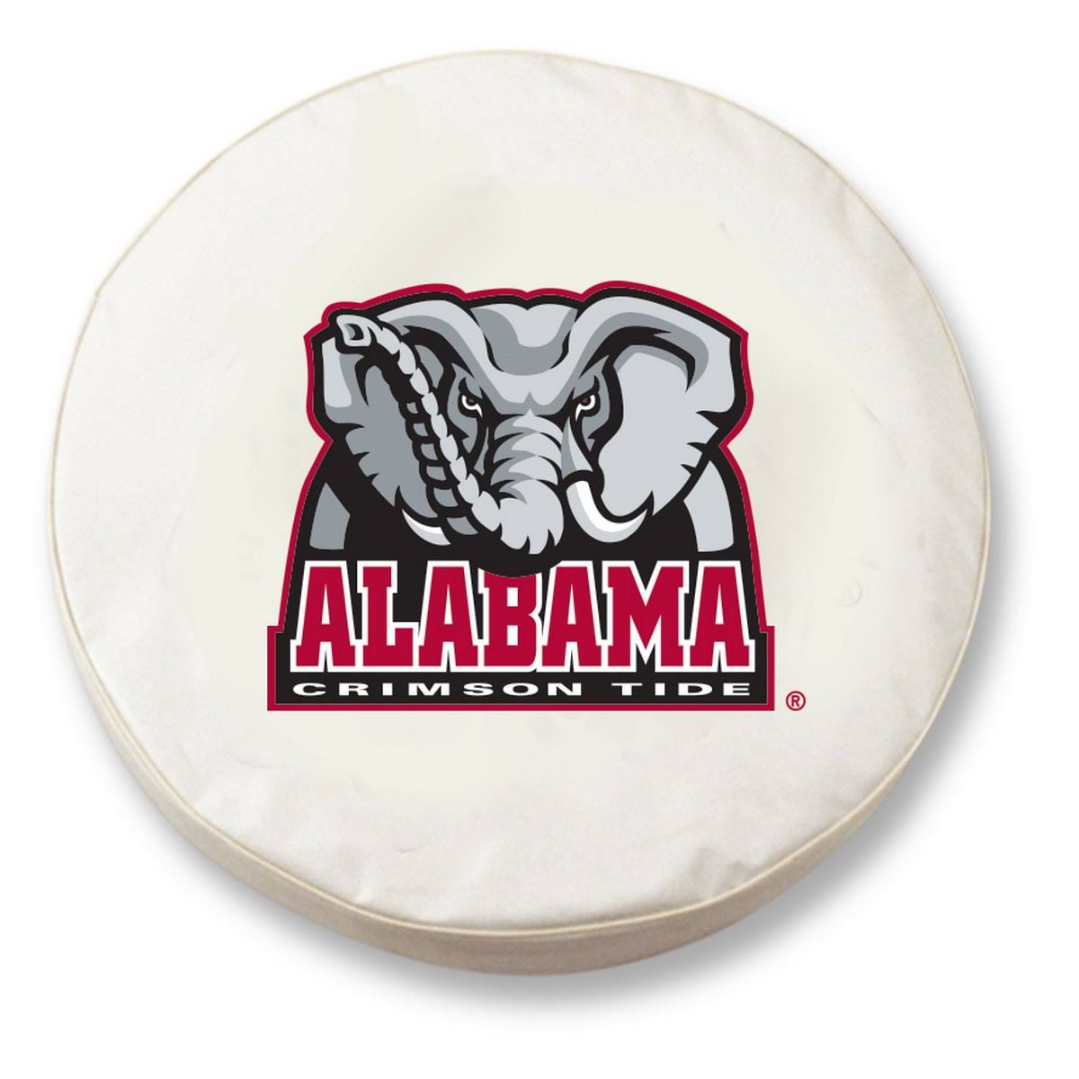 White Vinyl Fitted Car Tire Cover I613