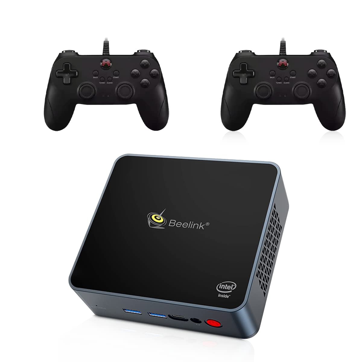 Game Console with 4K Dual Output, 2 Gamepads A728