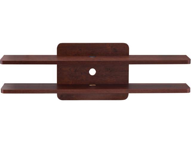 Vintage Walnut 2-Shelf Floating TV Stand I60718