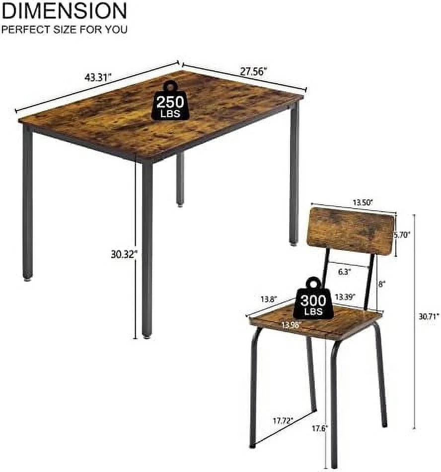3 Pieces 2-Tier Round Pub Bistro Table and PU Upholstery Stools with Backrest F121