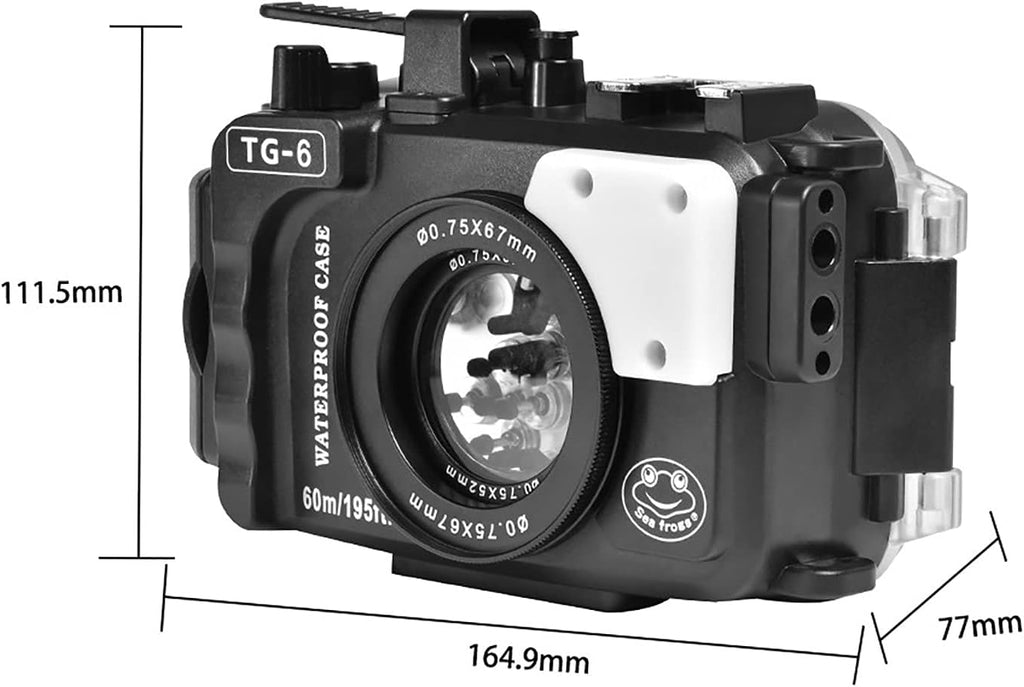 60m Underwater Camera Housing Diving Case B411585