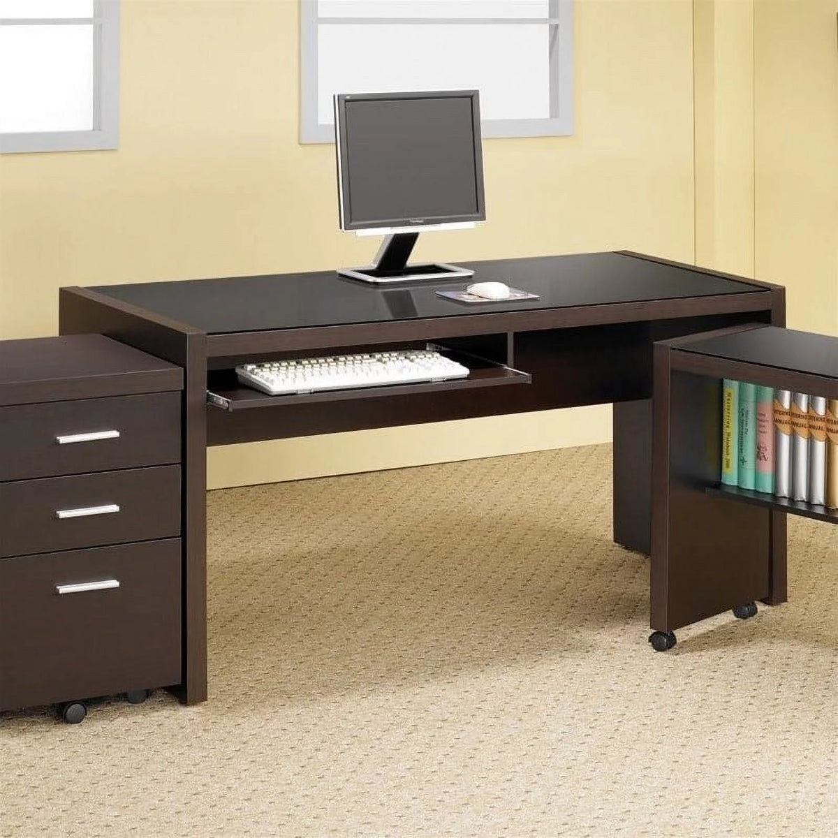 2 Piece Computer Desk and Office Chair Furniture Set V30868