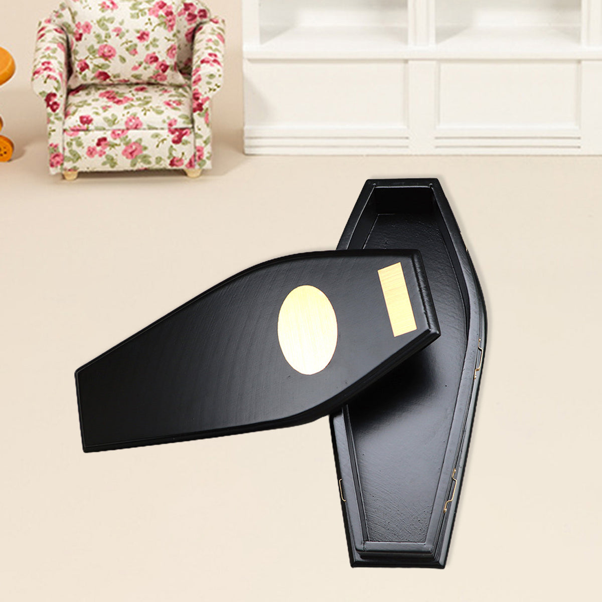 1/12 Wooden Dollhouse Coffins Mini Furniture Accessory Z927