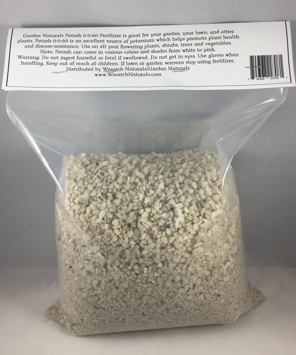 Natural Potash 0-0-60 Fertilizer 25 Pounds J6037