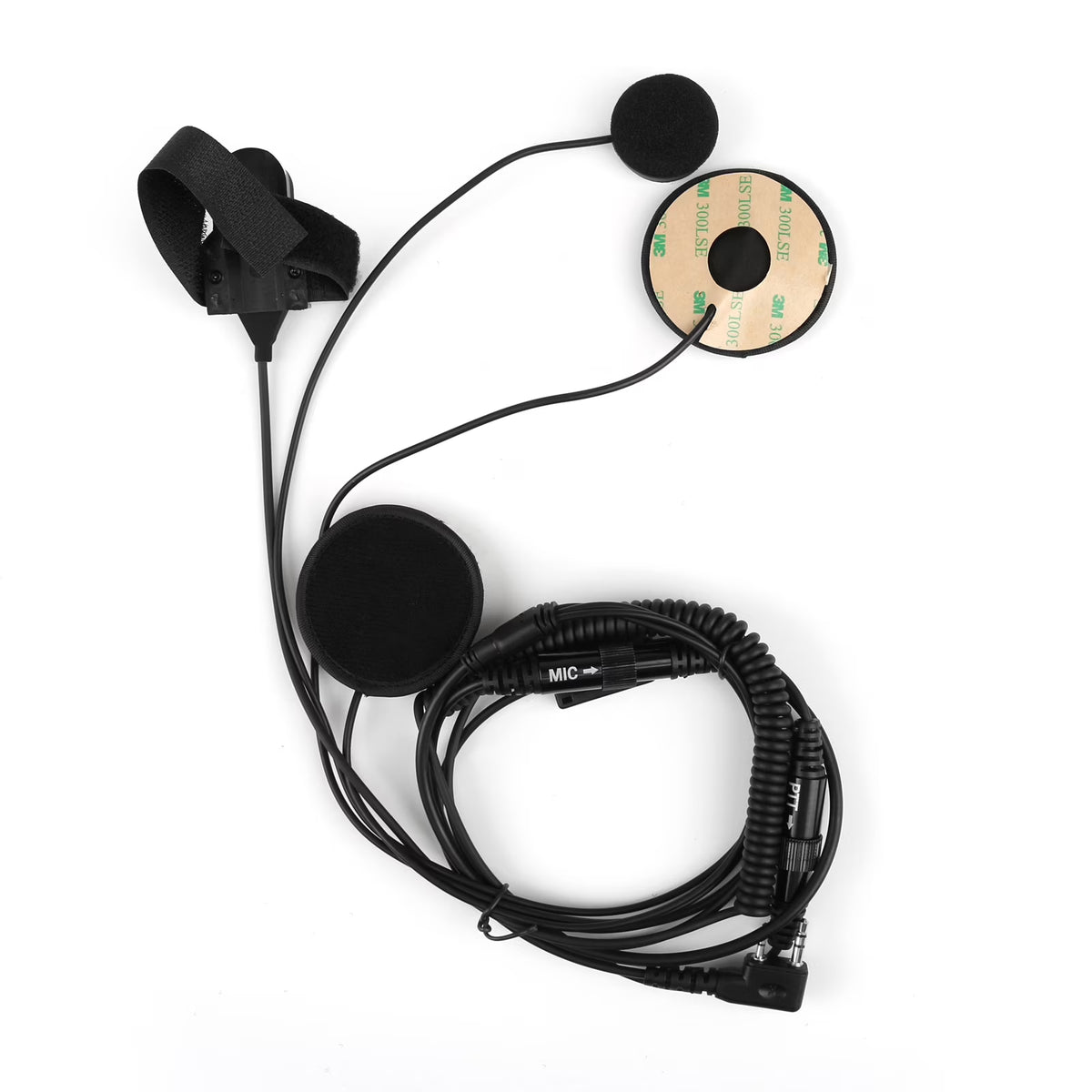 Tactical Motorcycle Helmet Headset PTT for Two Way Radio R935459