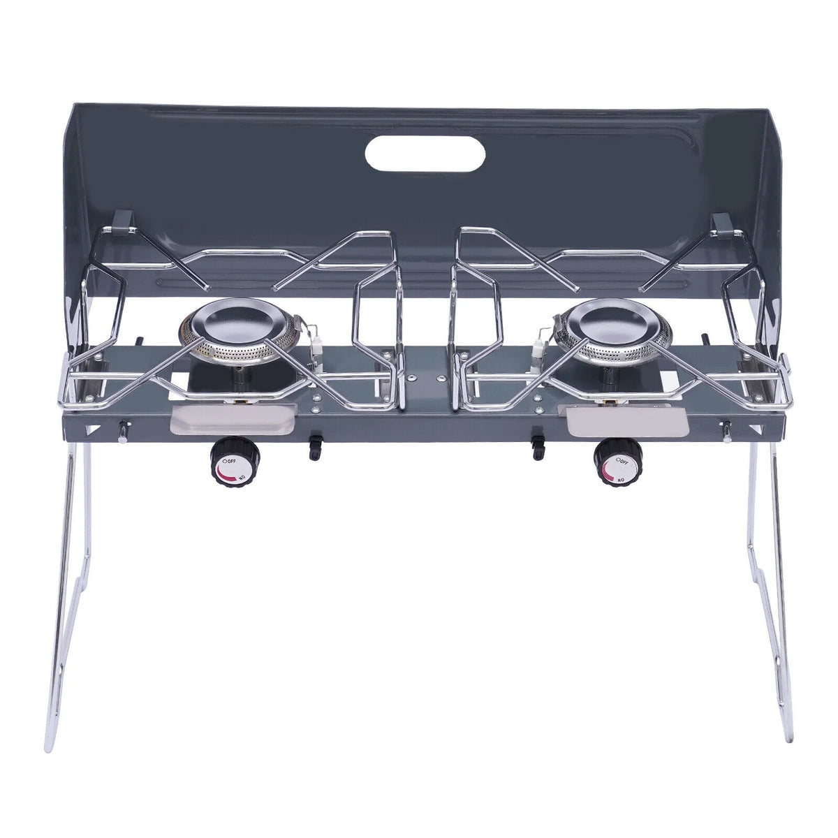 14inch 2 Burner Butane Gas Camping Stove Cooktop P37828