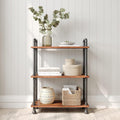 3-Tier Pine Wood Etagere Bookcase T457