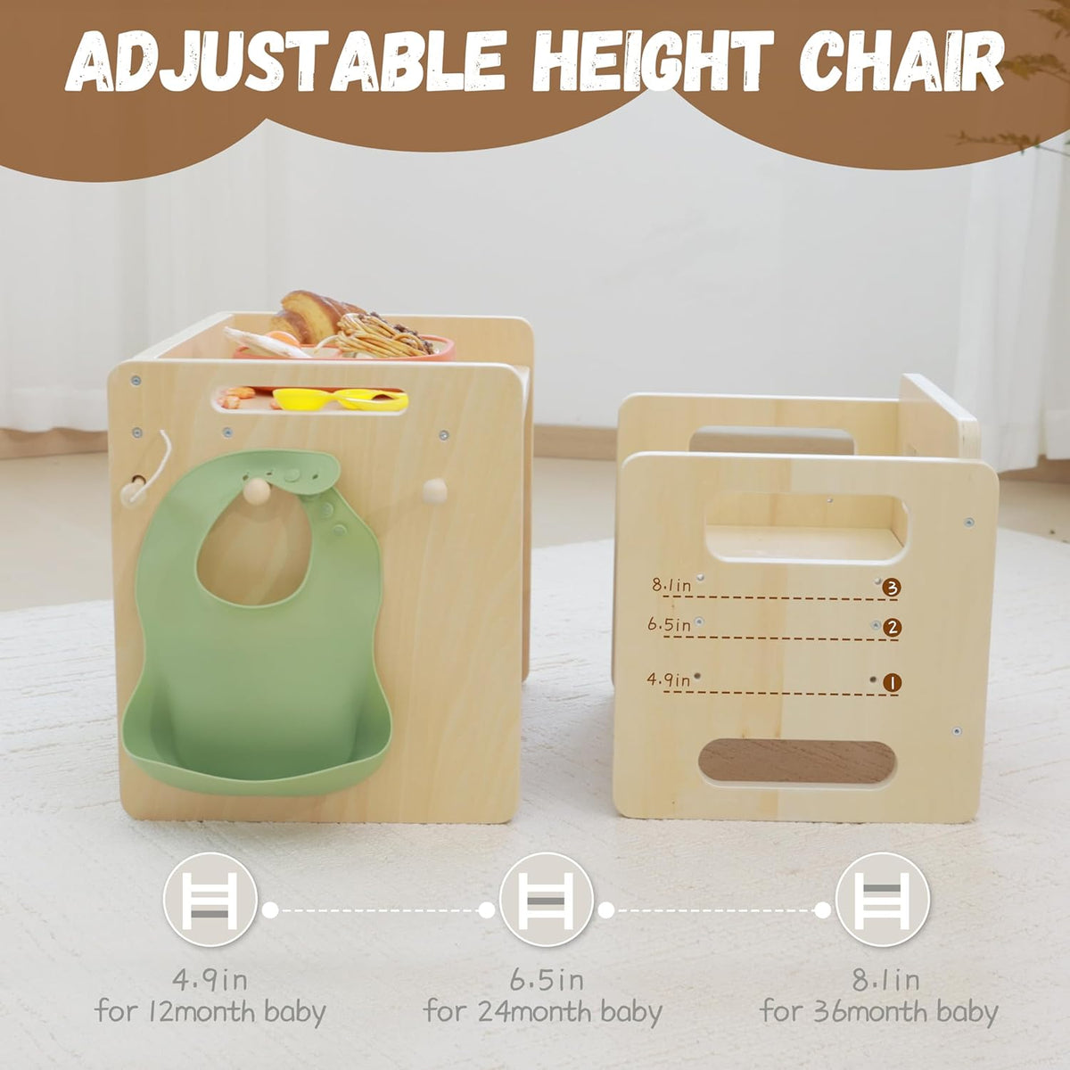 Montessori Weaning Table and Chair Set J46194