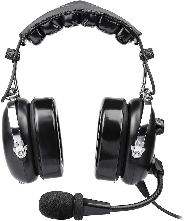 24db Noise Cancelling Aviation Headset with Carrying Case L584