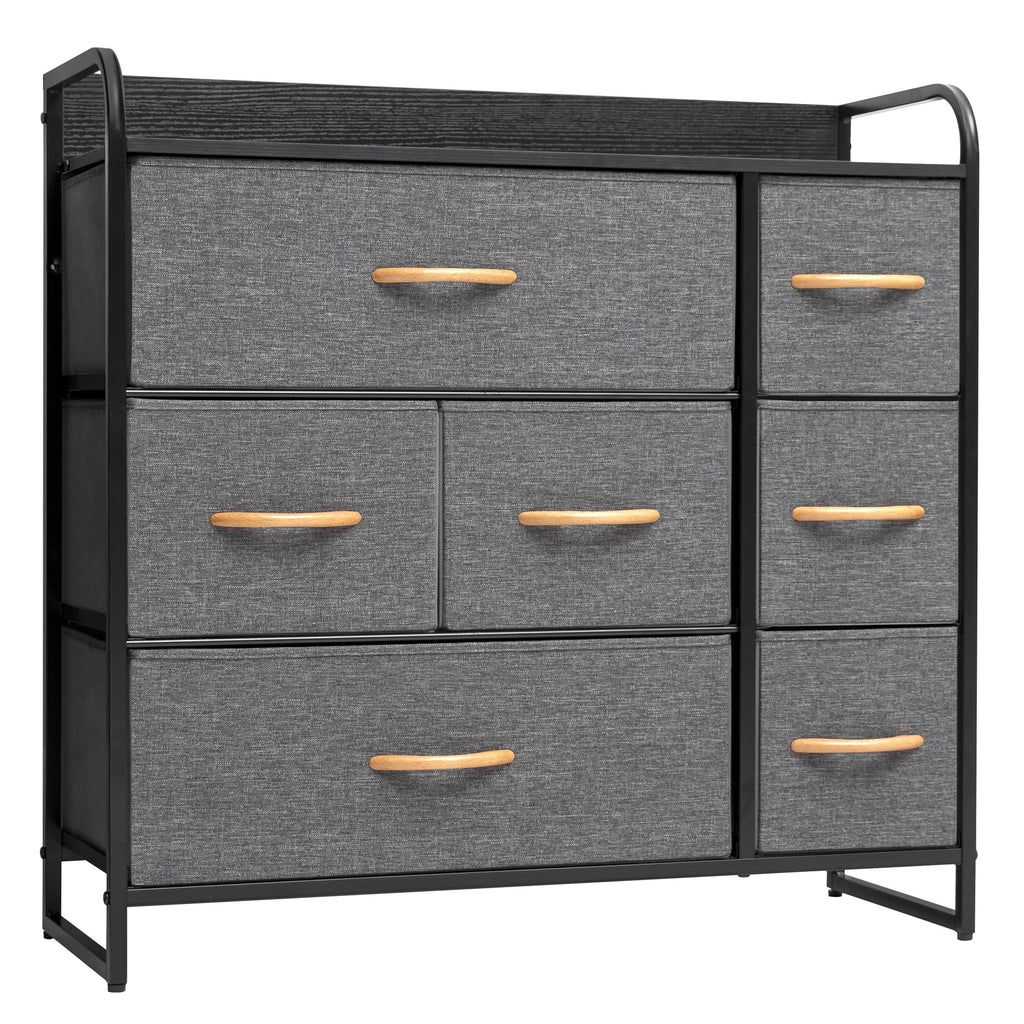 7 Drawer Brown Dresser O18539