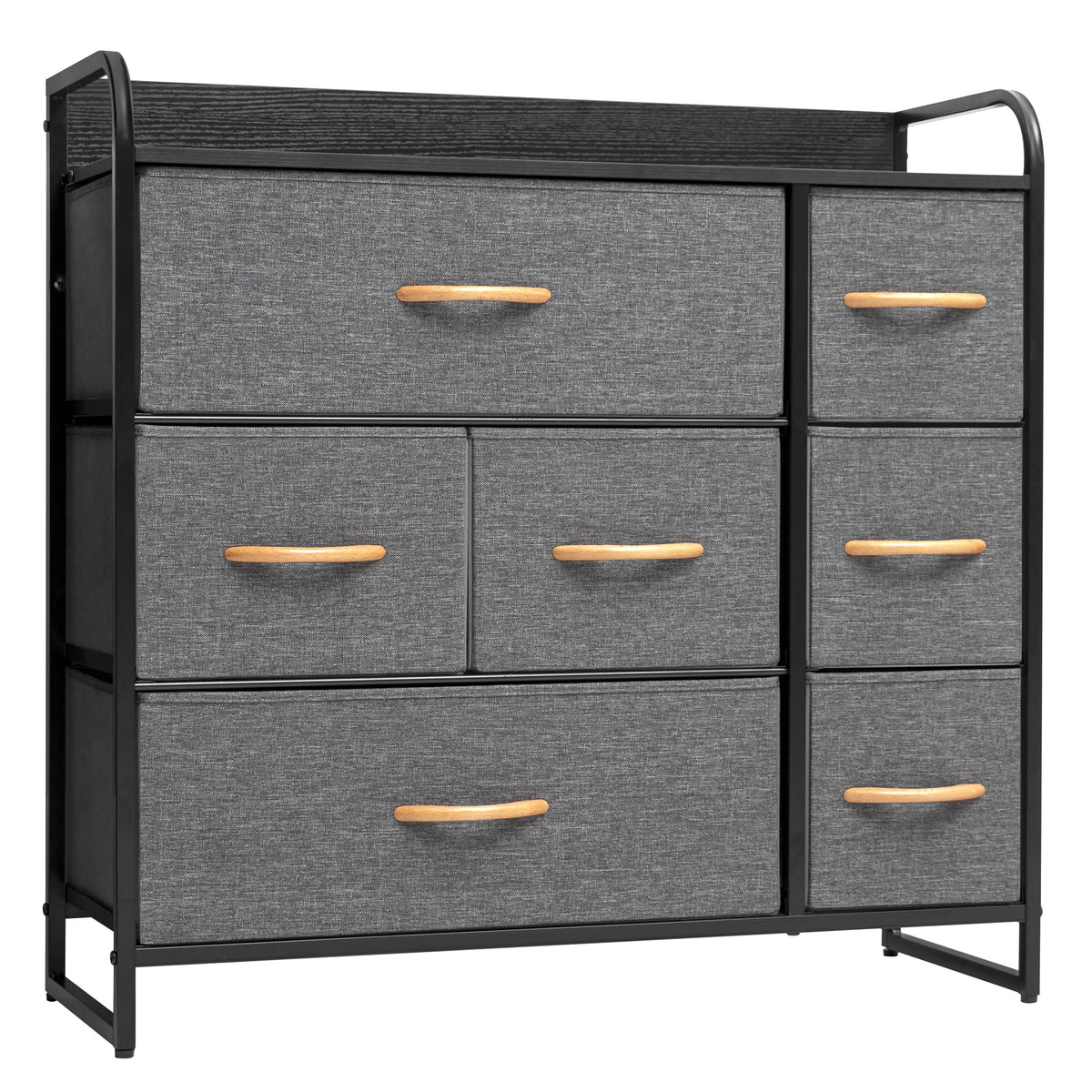 7 Drawer Brown Dresser O18539