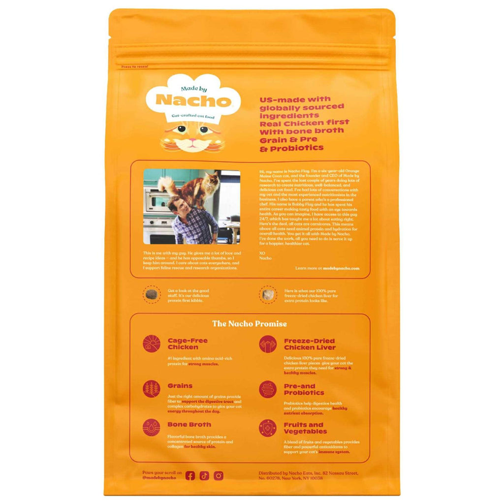 Dry Cat Food with Freeze Dried Raw Kibble K18912