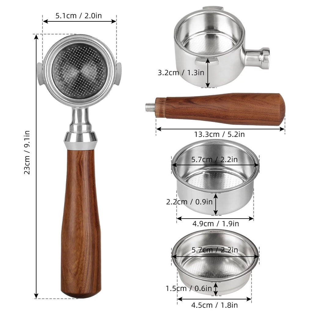 51mm Coffee Espresso Handle with Filter L6760