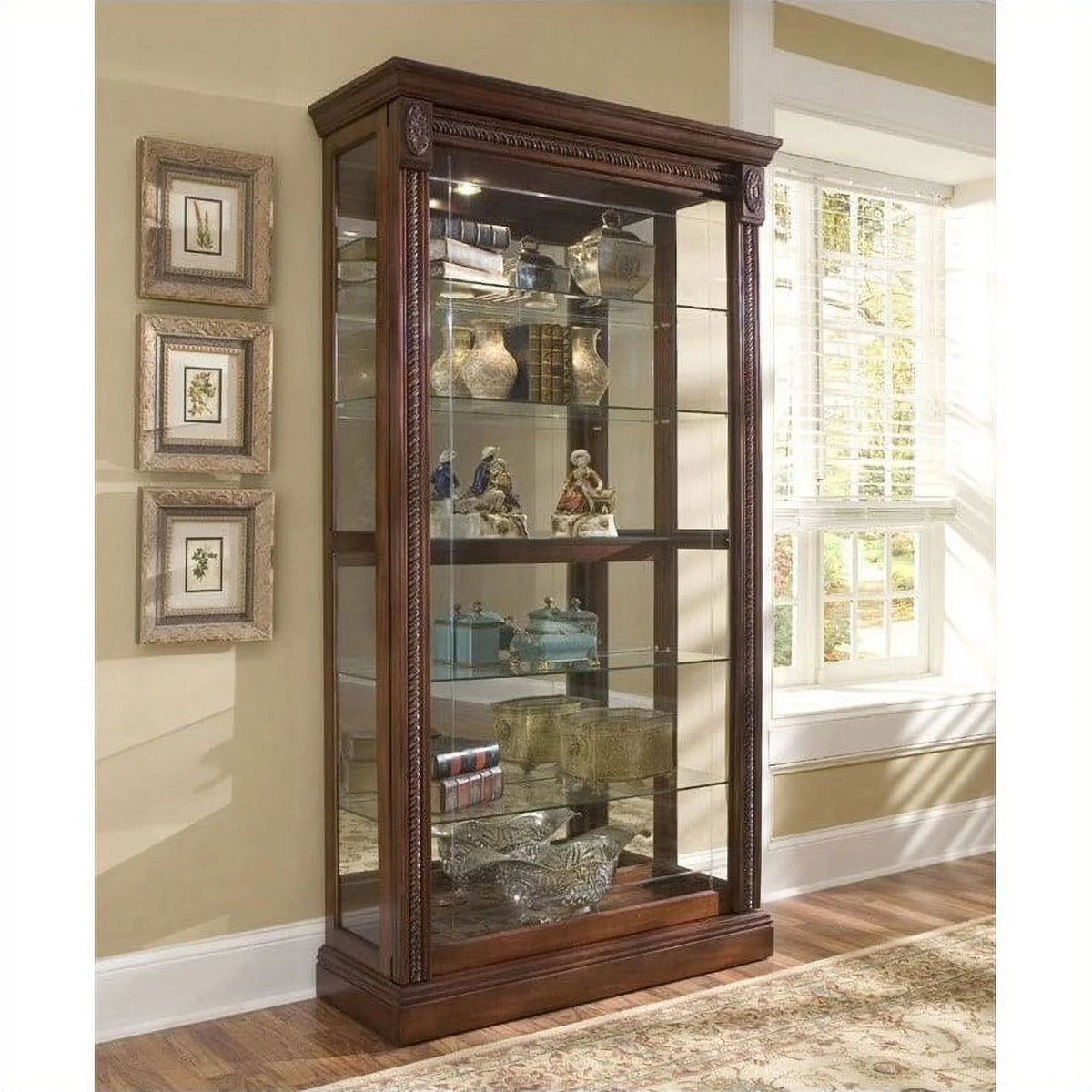 Cherry Curio Cabinet U860