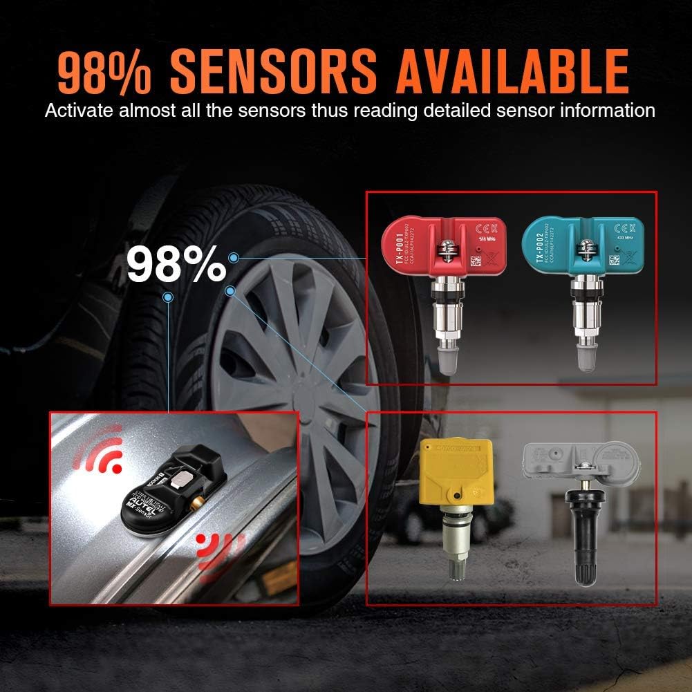 TPMS Relearn Tool TS408 Tire Pressure Monitor Sensor Programming Tool F719