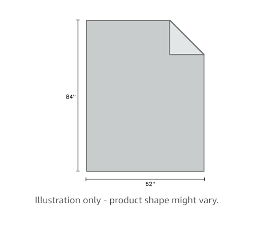 King 100x90 Grey Electric Blanket Throw U459617