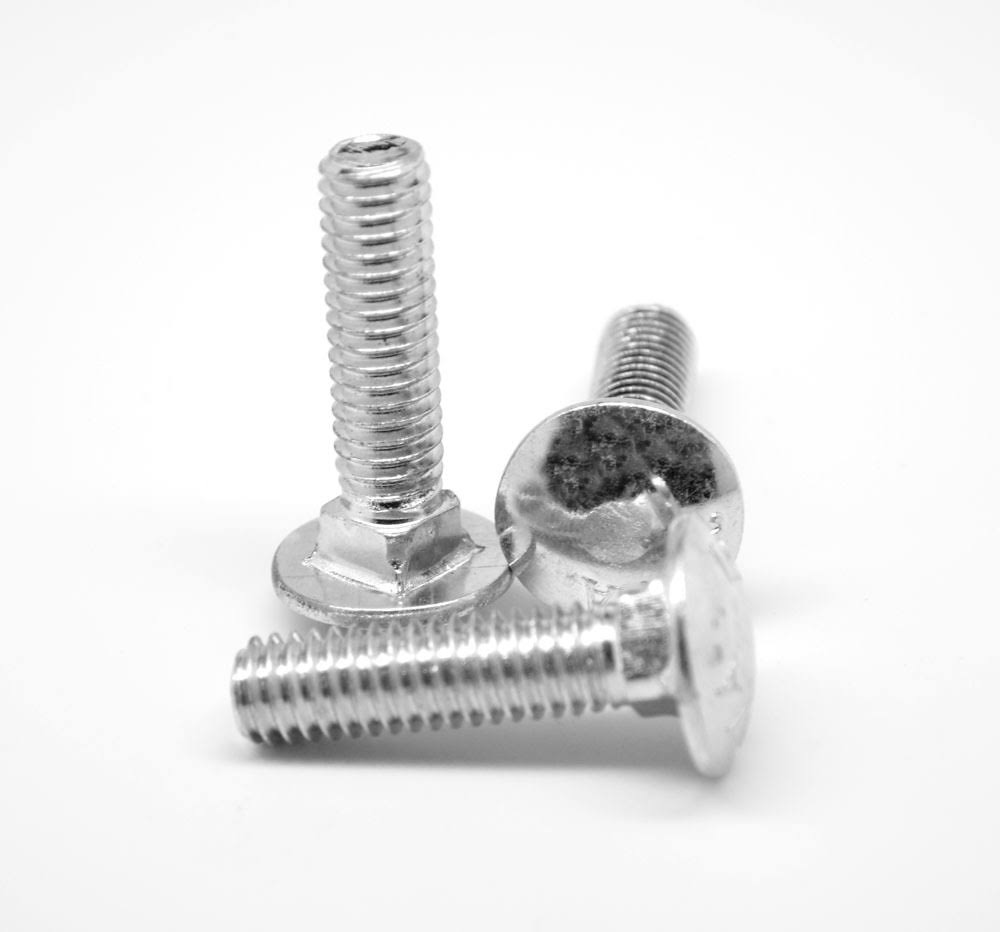 1/4 inch-20 x 4 1/2 inch Coarse Thread Carriage Bolt Zinc Plated 250 Pk L787281