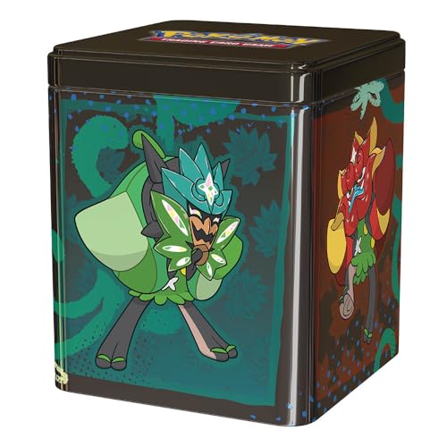Pokemon TCG Stacking Tin - 3 Packs, Stickers Y252