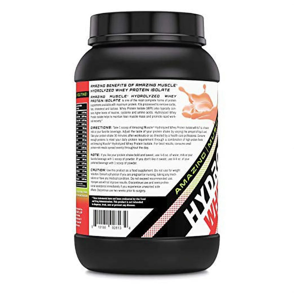 Hydrolyzed Whey Protein Isolate Strawberry Flavor 3 Lbs N4266