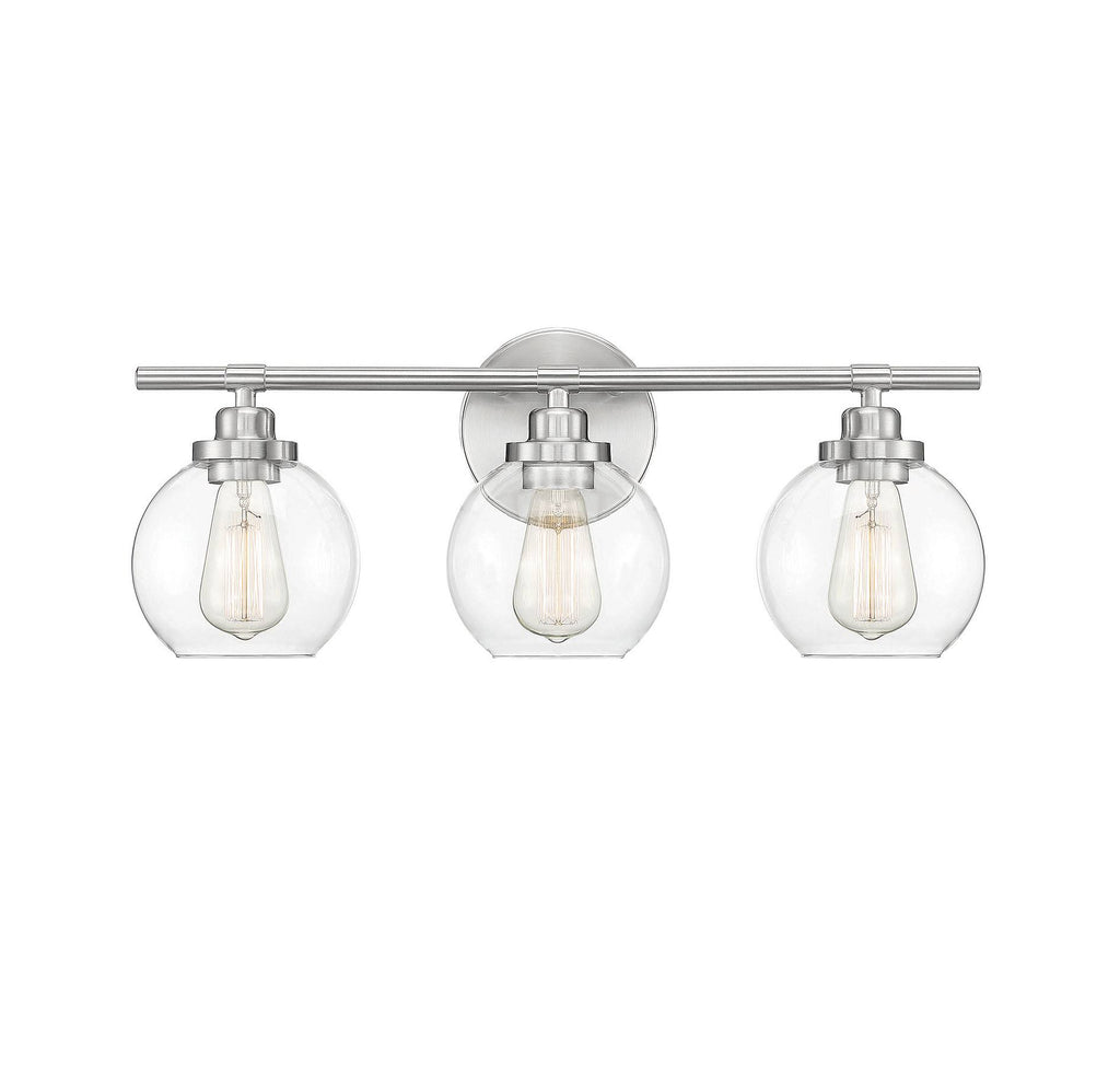 Satin Nickel 3 Light Bath G90343