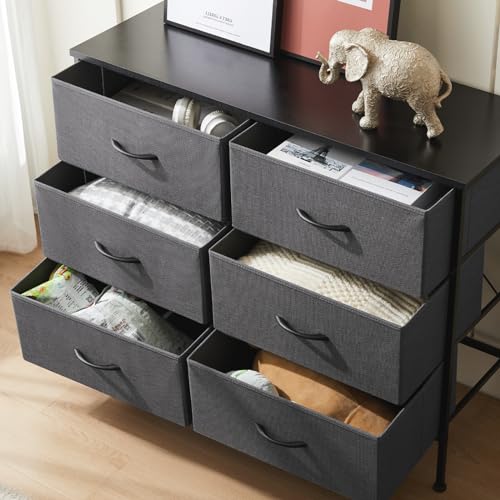 6 Fabric Drawers Dresser E150