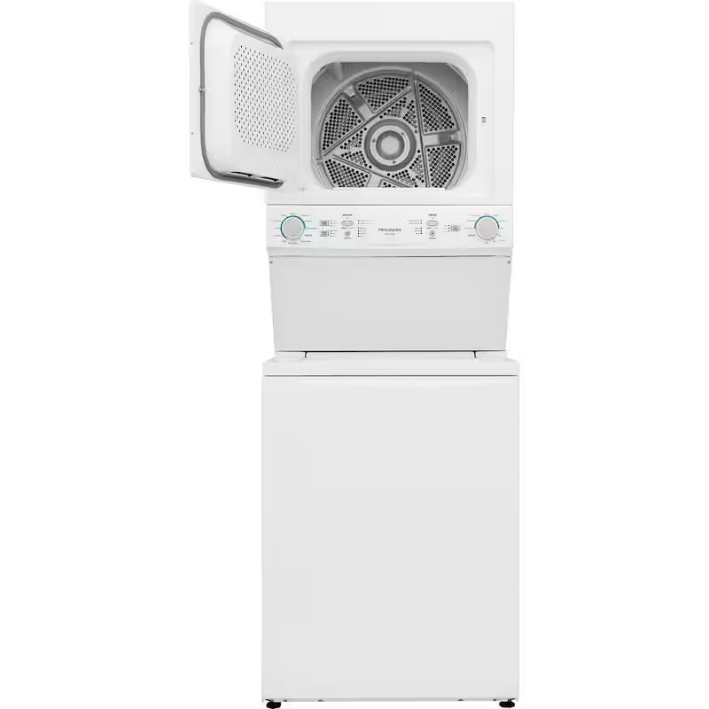 3.9 cu. ft. Washer and 5.5 cu. ft. Dryer Electric Stacked Laundry Center in White H114735