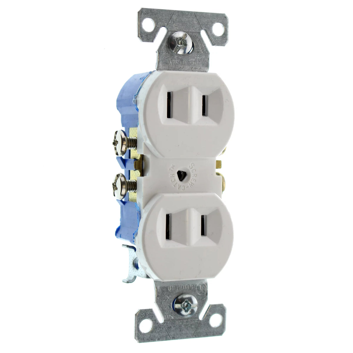 White 15-Amp 120-Volt Duplex Outlet 10-Pack T818