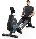 Magnetic Rowing Machine with Aluminum Track, 16 Adjustable Resistance Level & Smart LCD Monitor X62487