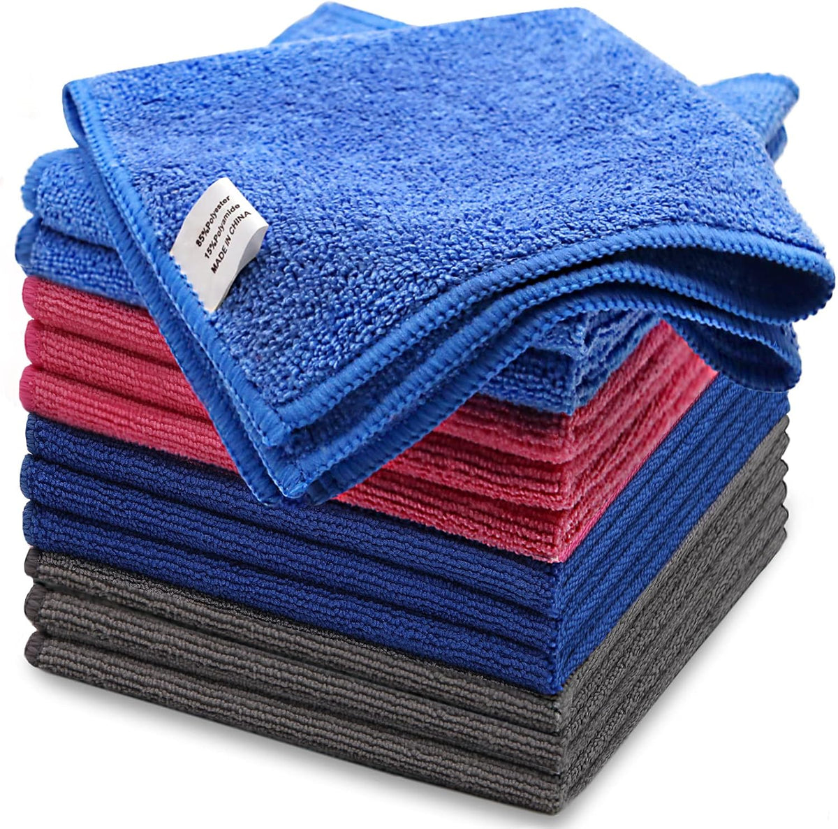 Microfiber Cleaning Towels 50Pcs 12X12 Reusable Y580943