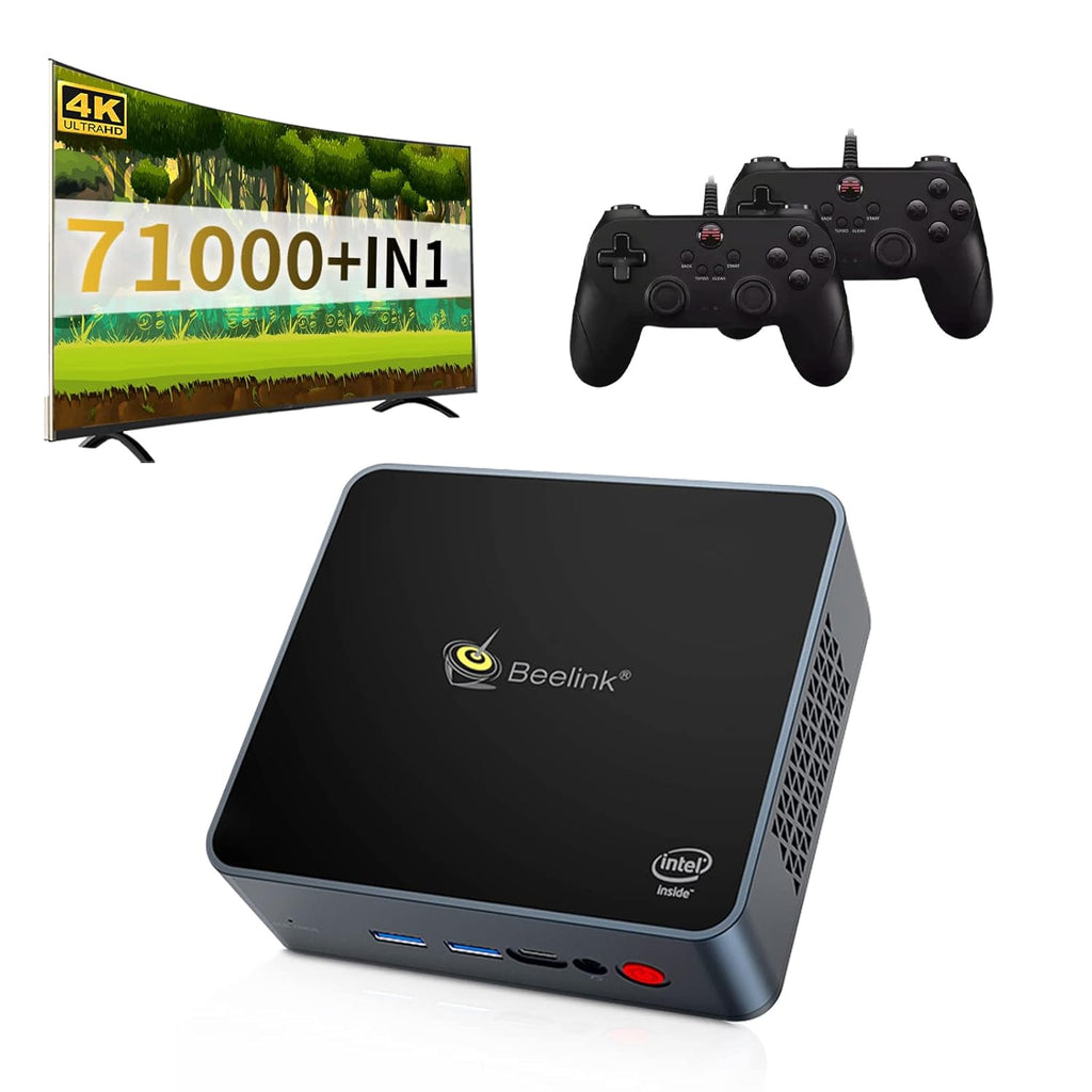Game Console with 4K Dual Output, 2 Gamepads A728