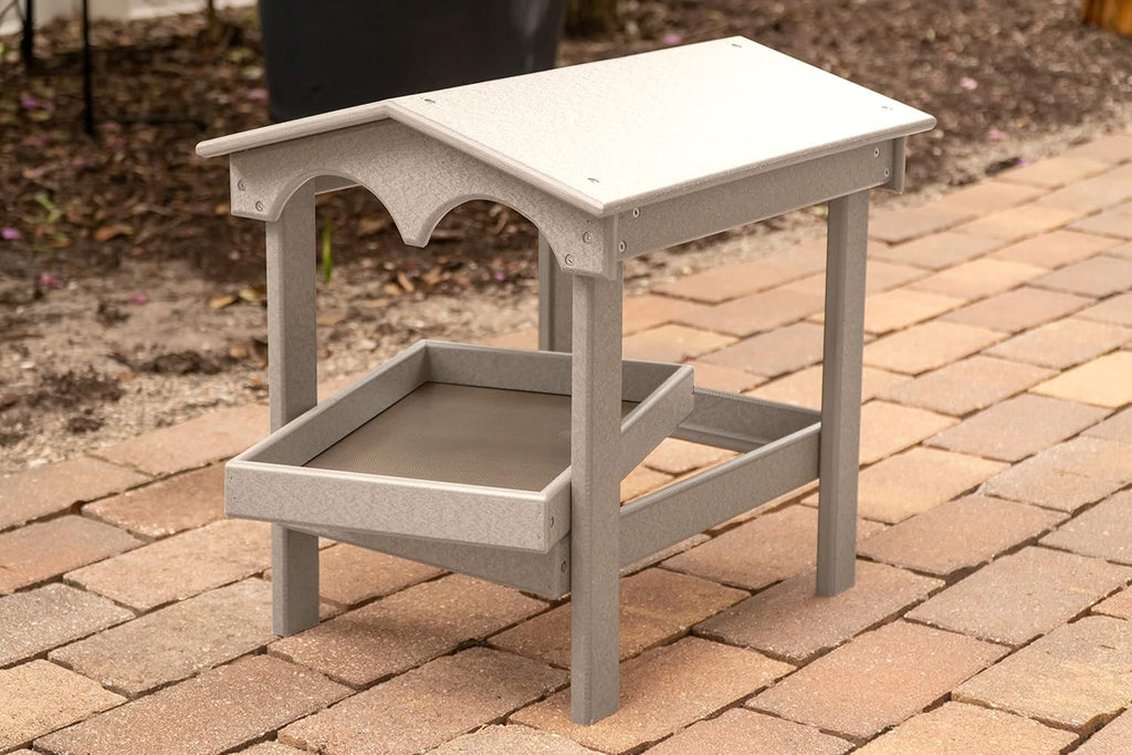 Large Covered Ground Feeder with Removable Tray M5046