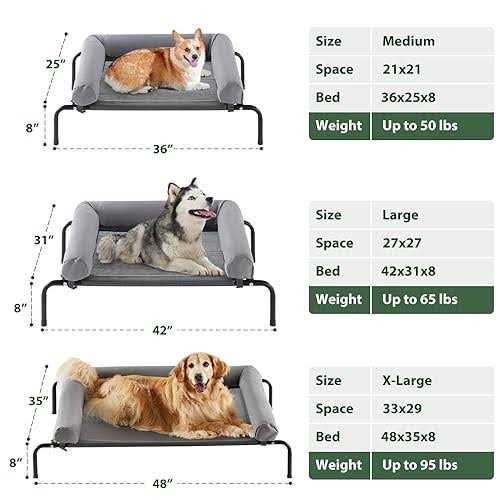 Large Elevated Cooling Dog Bed Y5720