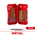 Titanium Red Helix Drill Bit Set 19-Piece Z7578