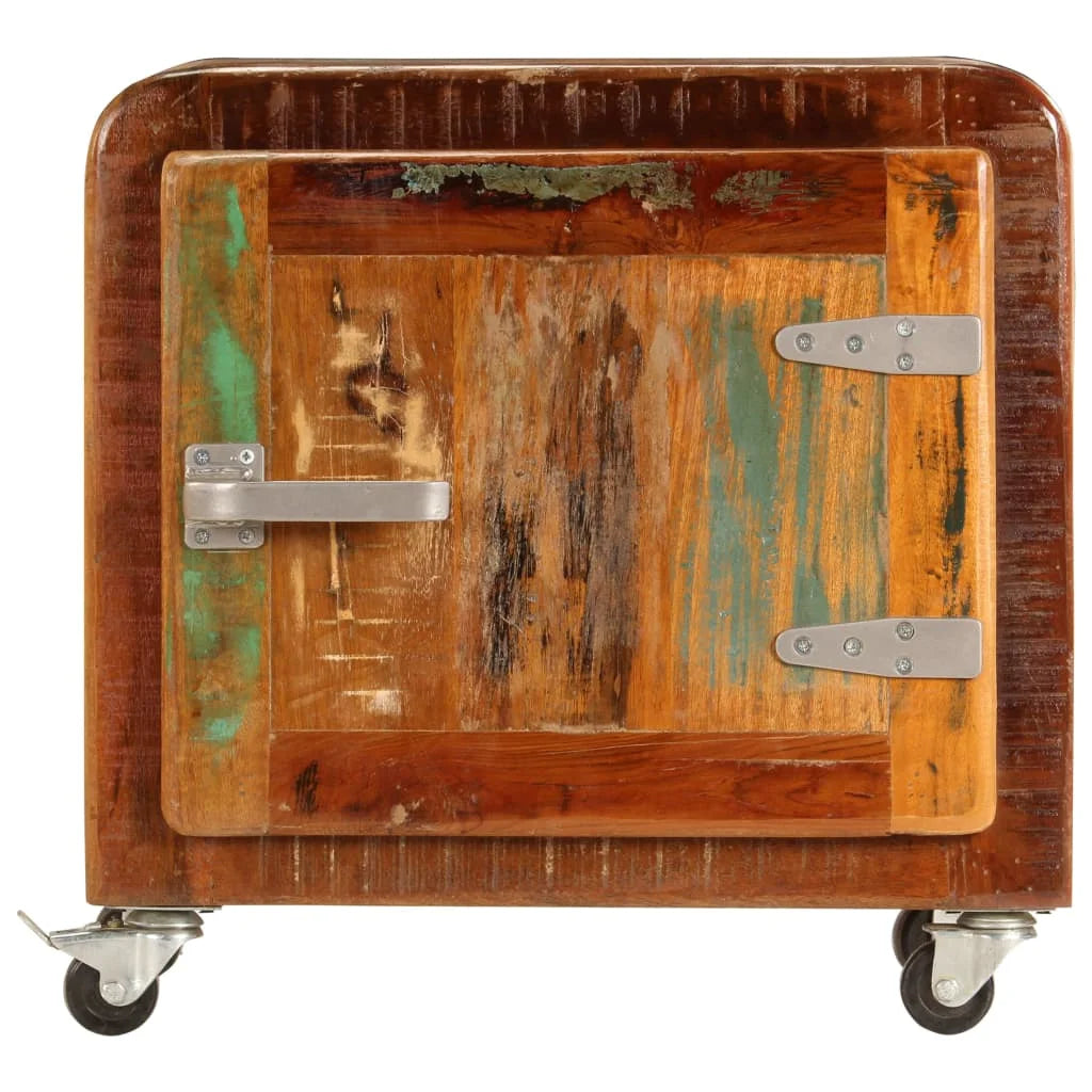 Solid Reclaimed Wood Bedside Cabinet A434