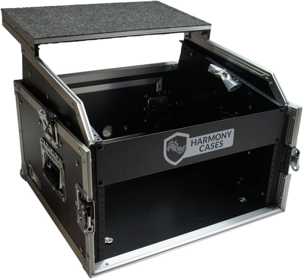 10U Slant Top 6U Vertical Rack Case R84988