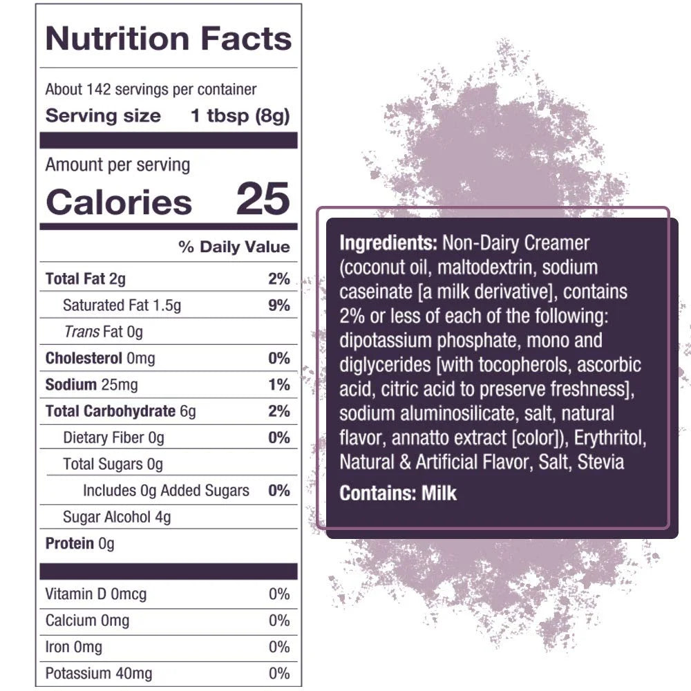 Sugar-Free White Chocolate Flavored Drink Mix, 40 oz N646500