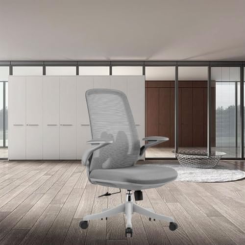 Gray Adjustable Height Mesh Office Chair with Wheels Y1333