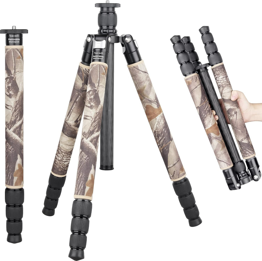 Carbon Fiber Tripod Heavy Duty Stand for Digital DSLR Camera L161