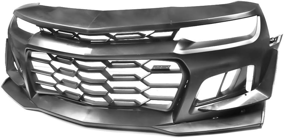 Black PP Front Bumper Cover with Grille for 2014-2015 Chevy Camaro Q438