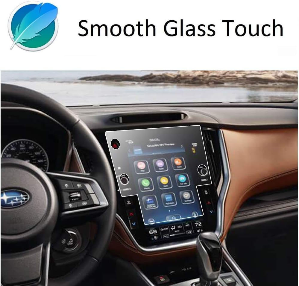 Anti Glare Tempered Glass Screen Protector for Subaru Legacy 11.6 Inch, Pack of 2 T7527