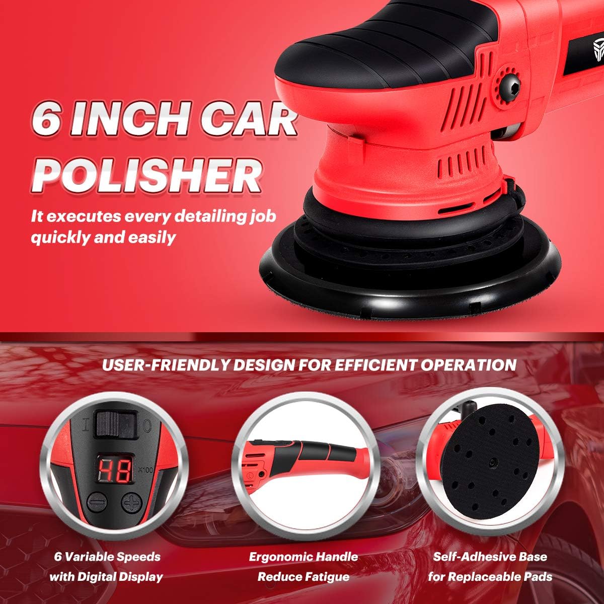 6'' Dual Action Random Orbital Polisher O99456
