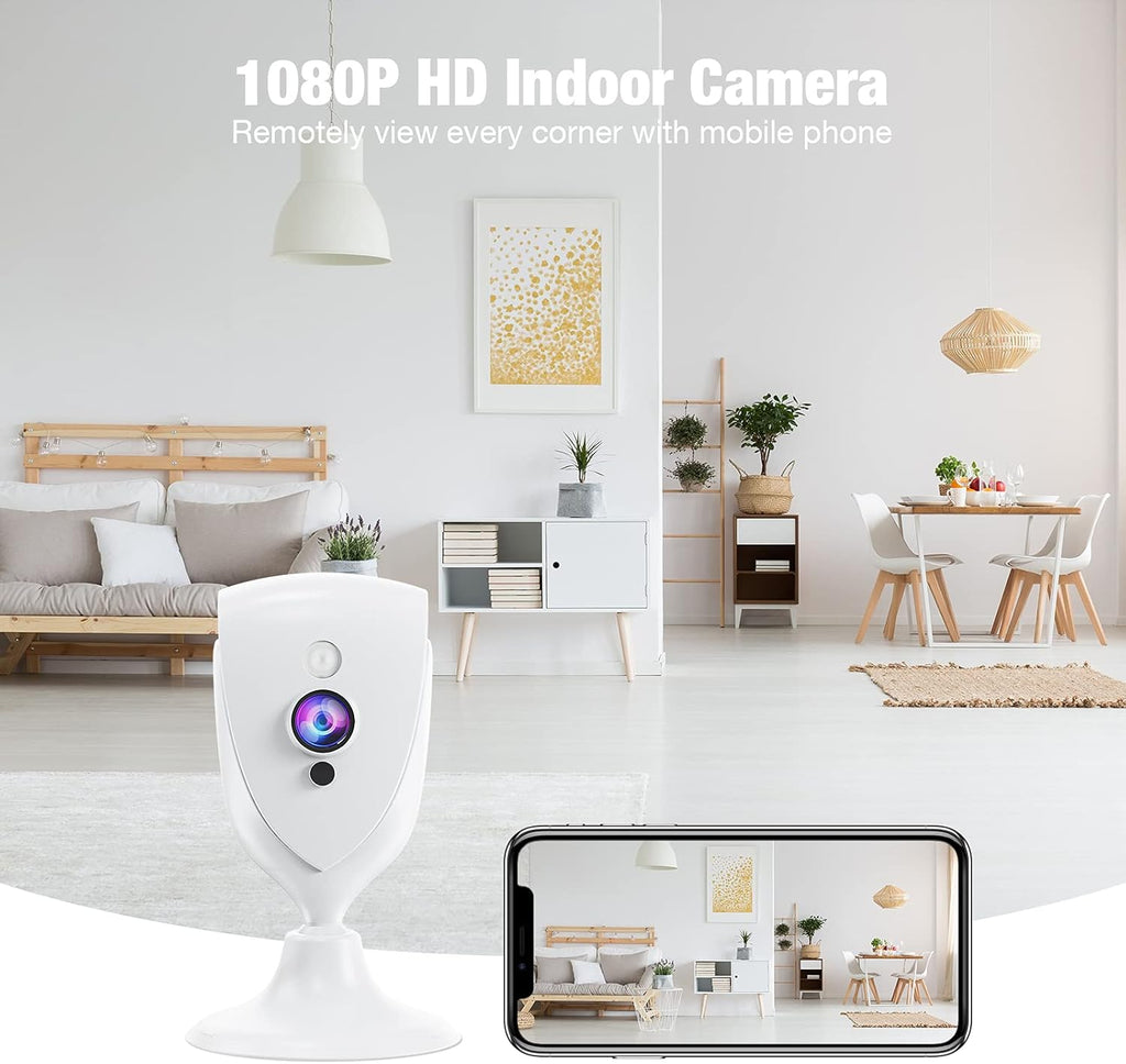 1080P Indoor Security Camera with 2-Way Audio Night Vision Z917