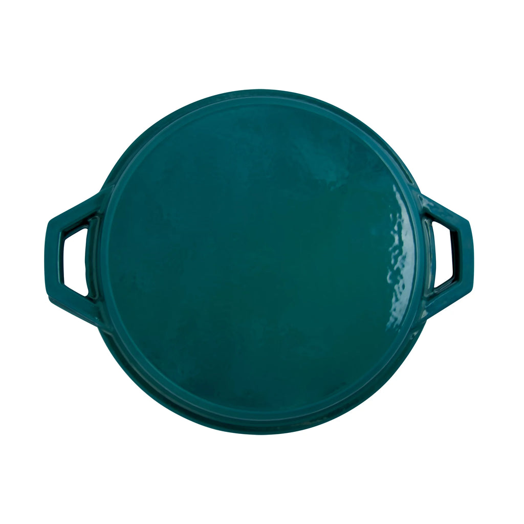 7 Quart Enameled Cast Iron Dutch Oven with Grill Lid H812