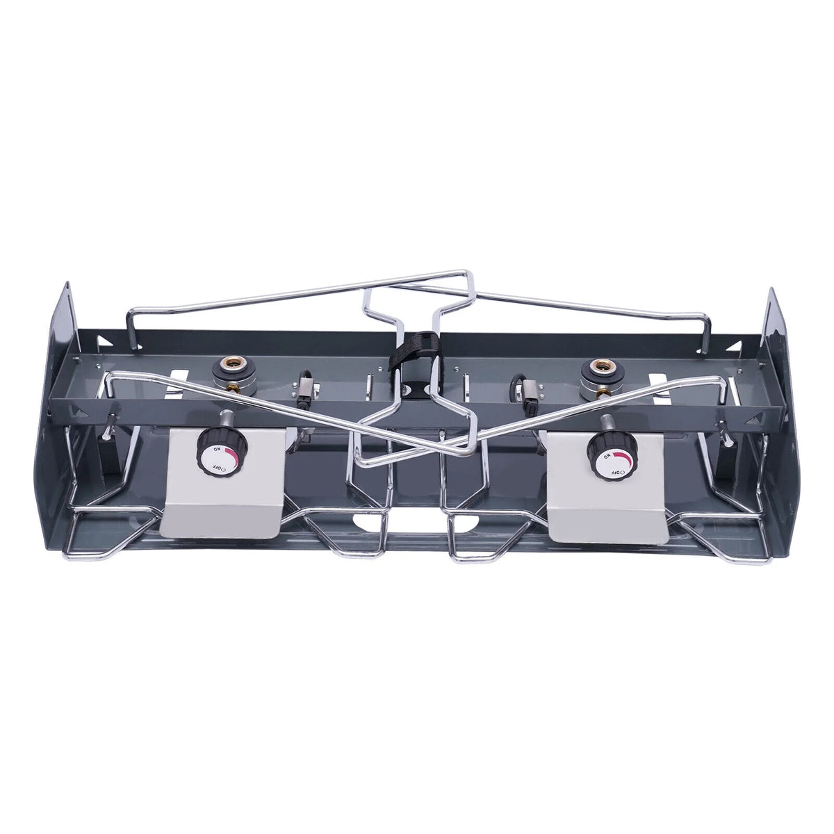 14inch 2 Burner Butane Gas Camping Stove Cooktop P37828