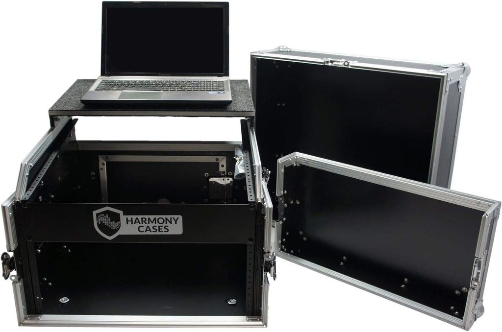 10U Slant Top 6U Vertical Rack Case R84988