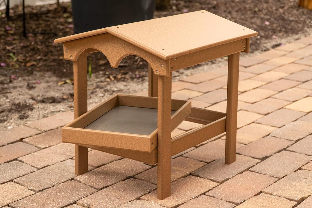 Large Covered Ground Feeder with Removable Tray M5046