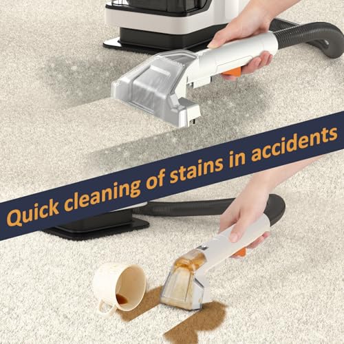 Portable Carpet & Upholstery Spot Cleaner Machine with Brushhead and Solution Z1436