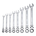 8-Piece SAE Ratcheting Combination Wrench N9609