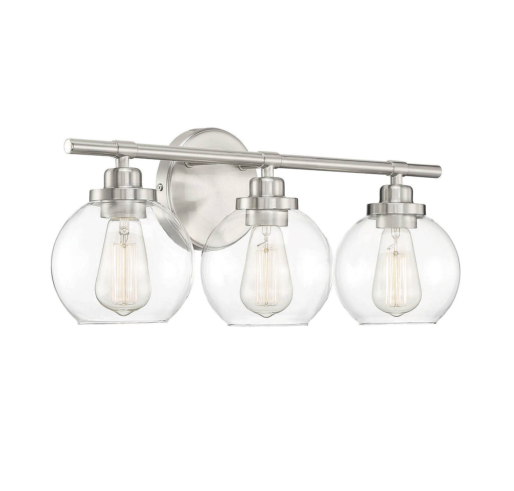 Satin Nickel 3 Light Bath G90343